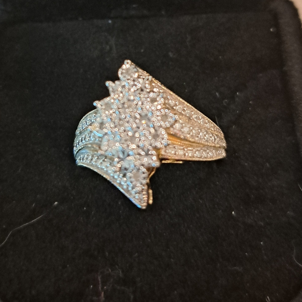 Elegant 925 Gold and Silver Ring